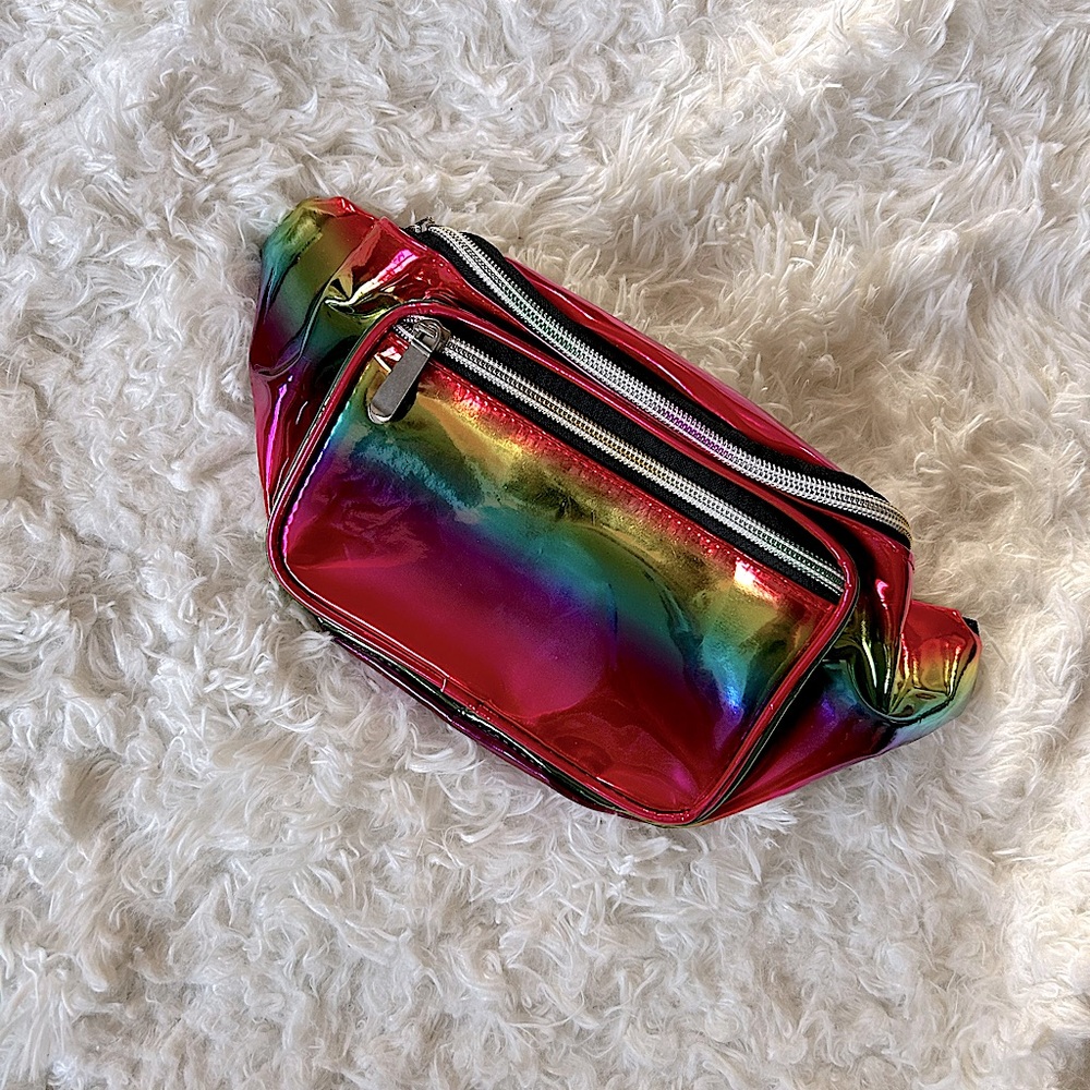 Metallic Adjustable Fanny Pack